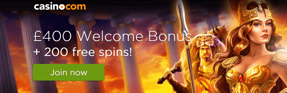 Casino.com UK Welcome Bonus