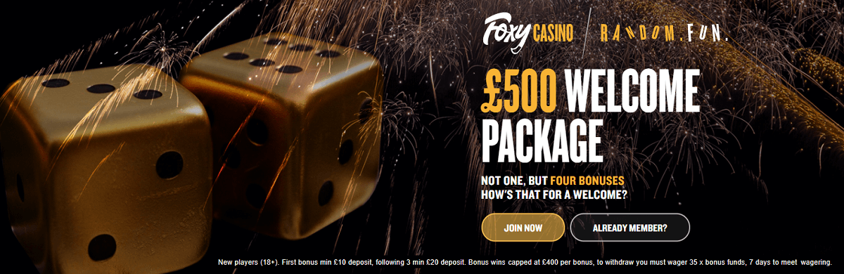 Foxy Casino UK Bonus